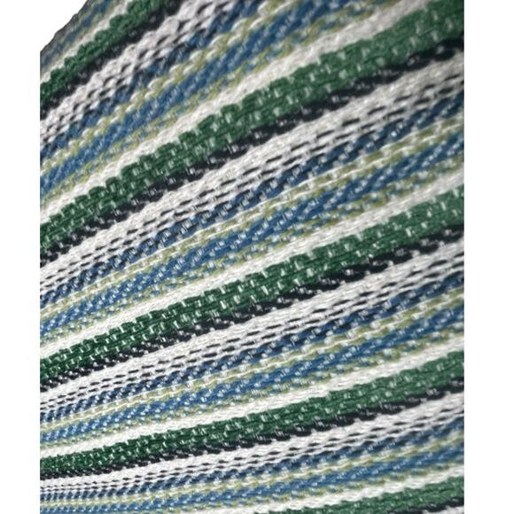 Niche Eastern Accents Striped Embroidered Decorative Standard Pillows Luxury Two - Picture 4 of 10